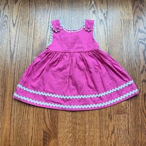 Princess Linens Ric Rac Apron Dress 6-12 Months
